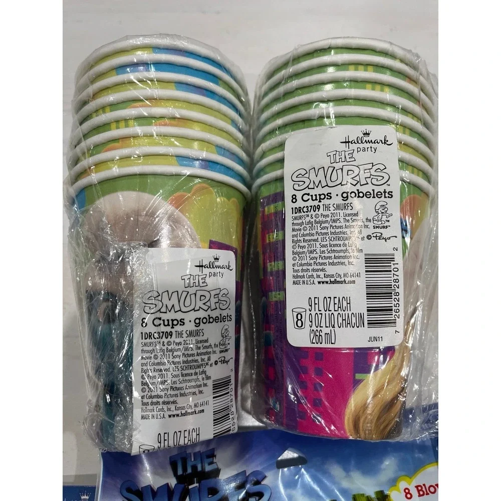 Smurf party Pack BRAND‎ NEW!